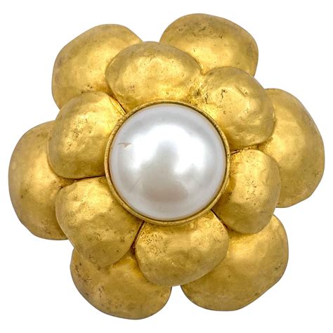 chanel camellia brooch for sale|vintage chanel camellia brooch.